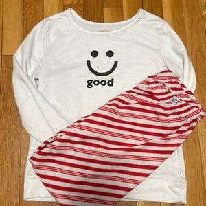 “Little Miss Matched” 2-Piece Christmas Pajama Set